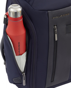 Сумка дорожная Piquadro Brief2 BV6154BR2/BLU синий нейлон/натур.кожа - купить недорого с доставкой в интернет-магазине