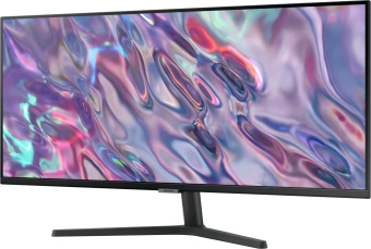 Монитор Samsung 34" ViewFinity S5 S34C500GAIXCI черный VA LED 21:9 полуматовая 3000:1 300cd 178гр/178гр 3440x1440 100Hz FreeSync DP Ultra WQHD 4.9кг - купить недорого с доставкой в интернет-магазине