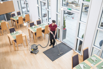 Строительный пылесос Karcher NT 22/1 Ap Te 1300Вт (уборка: сухая/влажная) серый - купить недорого с доставкой в интернет-магазине