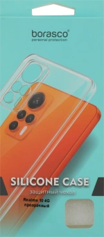 Чехол (клип-кейс) BoraSCO для Realme 10 4G 71180 прозрачный - купить недорого с доставкой в интернет-магазине