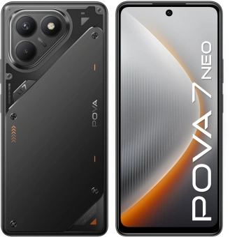 Смартфон Tecno Pova 7 Neo 128Gb 8Gb черный моноблок 3G 4G 2Sim 6.8" 1080x2460 Android 14 108Mpix 802.11 a/b/g/n/ac NFC GPS GSM900/1800 Protect FM - купить недорого с доставкой в интернет-магазине