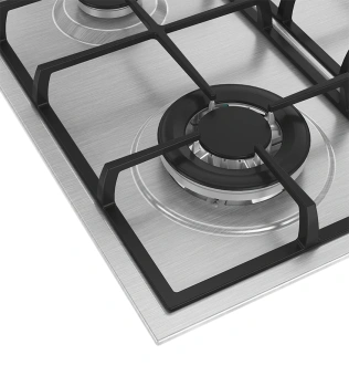 Газовая варочная поверхность Hotpoint HGMT 642 W IX серебристый - купить недорого с доставкой в интернет-магазине