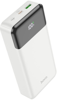 Мобильный аккумулятор Hoco J102A Cool figure 20000mAh QC/PD 20W 5A USB-A/USB-C белый (J102A COOL FIGURE WHITE) - купить недорого с доставкой в интернет-магазине