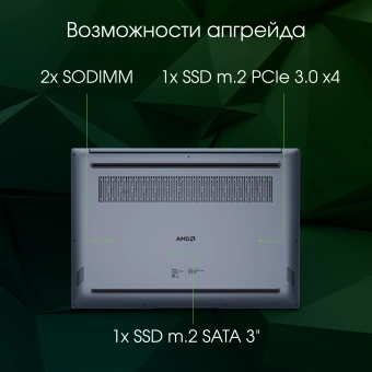 Ноутбук Digma Pro Pactos Core i5 1235U 16Gb SSD512Gb Intel Iris Xe graphics 16" IPS WUXGA (1920x1200) Windows 11 Professional dk.grey WiFi BT Cam 5500mAh (DN16P5-ADXW01) - купить недорого с доставкой в интернет-магазине