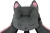 Кресло игровое Knight Kitty/F Fabric серый/розовый крестов. пластик подст.для ног - купить недорого с доставкой в интернет-магазине
