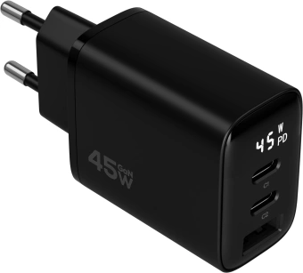 Сетевое зар./устр. Magssory ACH008 45W 3.25A (PD3.0+PPS+QC4+AFC+FCP+SCP) универсальное черный - купить недорого с доставкой в интернет-магазине