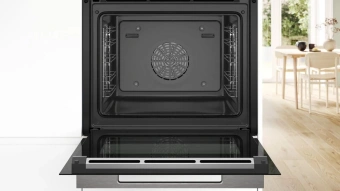 Духовой шкаф Электрический Bosch Serie 8 HBG7361B1 черный - купить недорого с доставкой в интернет-магазине