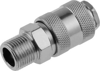 Переходник для пневмоинструмента Зубр 64911-3/8 серый - купить недорого с доставкой в интернет-магазине