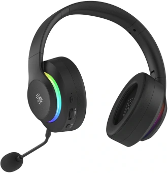 Наушники с микрофоном A4Tech Bloody GR520 черный мониторные BT/Radio оголовье - купить недорого с доставкой в интернет-магазине