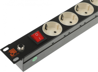 Блок распределения питания Lanmaster LAN-EP19-8P/S-1.8M гор.размещ. 8xSchuko базовые 10A Schuko 1.8м - купить недорого с доставкой в интернет-магазине