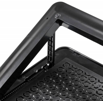 Подставка для ноутбука Buro BU-LCP170-B214 17"398x300x29мм 2xUSB 2x 140ммFAN 926г металлическая сетка/пластик черный - купить недорого с доставкой в интернет-магазине