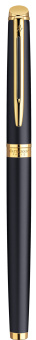 Ручка перьев. Waterman Hemisphere (CWS0920710) Matte Black GT F сталь нержавеющая подар.кор. - купить недорого с доставкой в интернет-магазине