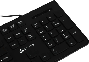 Клавиатура Оклик 505M черный USB slim (1196544) - купить недорого с доставкой в интернет-магазине