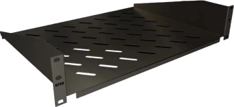 Полка стационарная NTSS NTSS-FF-350-BL 2U нагр.:20кг. 19" 350мм черный (упак.:1шт) - купить недорого с доставкой в интернет-магазине