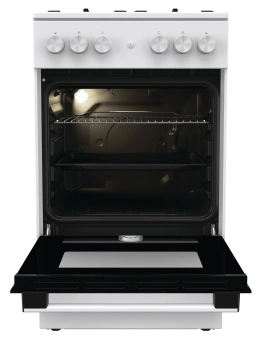 Плита Газовая Gorenje GG5A12WH белый (без крышки) реш.сталь - купить недорого с доставкой в интернет-магазине