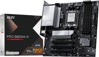 Материнская плата MSI PRO B850M-P Socket AM5 AMD B850 4xDDR5 mATX AC`97 8ch(7.1) 5Gigabit RAID+HDMI+DP - купить недорого с доставкой в интернет-магазине