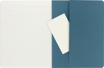 Блокнот Moleskine CAHIER JOURNAL CH021B44 XLarge 190х250мм обложка картон 120стр. линейка голубой (3шт) - купить недорого с доставкой в интернет-магазине