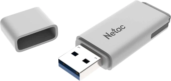 Флеш Диск Netac 4GB U185 NT03U185N-004G-20WH USB2.0 белый - купить недорого с доставкой в интернет-магазине