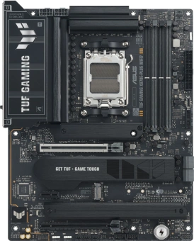 Материнская плата Asus TUF GAMING X870E-PLUS WIFI7 Socket AM5 AMD X870E 4xDDR5 ATX AC`97 8ch(7.1) 2.5Gg RAID+HDMI - купить недорого с доставкой в интернет-магазине