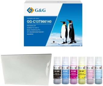 Чернила G&G GG-108-260g-4X6-20 набор 6x70мл для Epson Ecotank L8050/L18050 - купить недорого с доставкой в интернет-магазине