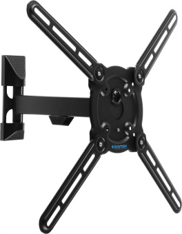 Кронштейн для телевизора Kromax ATLANTIS-10 серый 22"-65" макс.40кг настенный поворот и наклон - купить недорого с доставкой в интернет-магазине