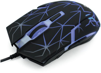 Мышь Оклик 701G черный оптическая (3600dpi) USB для ноутбука (5but) - купить недорого с доставкой в интернет-магазине