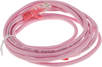 Патч-корд Premier PP12-2M/RO 1000Гбит/с UTP 4 пары cat.5E CCA molded 2м розовый RJ-45 (m)-RJ-45 (m) - купить недорого с доставкой в интернет-магазине