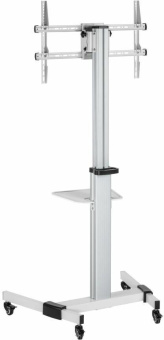 Подставка для телевизора Ultramounts UM307W белый 37"-86" макс.50кг напольный мобильный - купить недорого с доставкой в интернет-магазине