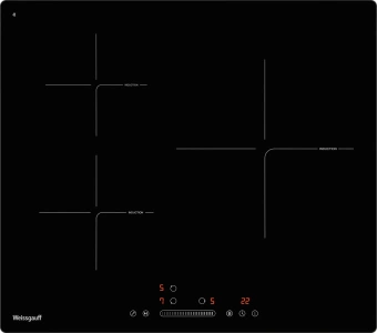 Индукционная варочная поверхность Weissgauff HI 630 BSG черный - цена, купить или заказать с доставкой в интернет-магазине Индукционная варочная поверхность Weissgauff HI 630 BSG черный - купить недорого с доставкой в интернет-магазине