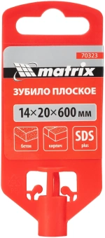 Зубило Matrix 70323 по бет/кирп/камн Д=20мм Дл=600мм (1пред.) для перфораторов - купить недорого с доставкой в интернет-магазине