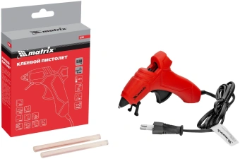 Клеевой пистолет Matrix 93003 60Вт 8гр/мин стерж.:7мм - купить недорого с доставкой в интернет-магазине