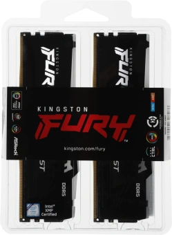 Память DDR5 2x8GB 5600MHz Kingston KF556C40BBAK2-16 Fury Beast RGB RTL Gaming PC5-44800 CL40 DIMM 288-pin 1.25В single rank с радиатором Ret - купить недорого с доставкой в интернет-магазине