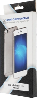 Чехол (клип-кейс) DF для Infinix Hot 11s inCase-02 черный (DF INCASE-02 (BLACK)) - купить недорого с доставкой в интернет-магазине