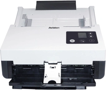 Сканер протяжный Avision AD345GN (000-1011-02G) A4 белый/черный - купить недорого с доставкой в интернет-магазине