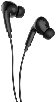 Гарнитура внутриканальные Hoco M1 Pro 1.2м черный проводные в ушной раковине (M1) - купить недорого с доставкой в интернет-магазине