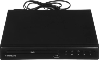Плеер DVD Hyundai H-DVD100 черный ПДУ - купить недорого с доставкой в интернет-магазине