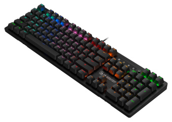 Клавиатура A4Tech B820R механическая черный USB for gamer LED (B820R BLACK (BLUE SWITCH)) кабель 1.8м - купить недорого с доставкой в интернет-магазине