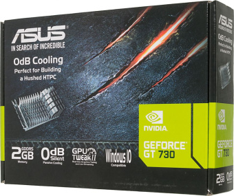 Видеокарта Asus PCI-E 2.0 GT730-SL-2GD5-BRK NVIDIA GeForce GT 730 2Gb 64bit GDDR5 902/5010 DVIx1 HDMIx1 CRTx1 HDCP Ret low profile - купить недорого с доставкой в интернет-магазине