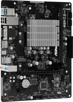 Материнская плата Asrock N100M 1xDDR4 mATX AC`97 6ch(5.1) GbLAN+VGA+HDMI+DP - купить недорого с доставкой в интернет-магазине