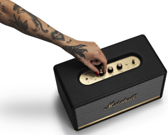 Колонка порт. Marshall Stanmore II черный/золотистый 80W 2.1 BT/3.5Jack 10м (1001902) - купить недорого с доставкой в интернет-магазине
