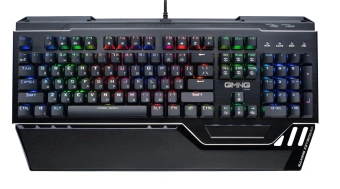 Клавиатура GMNG 985GK механическая черный USB Multimedia for gamer LED (подставка для запястий) (1677413) - купить недорого с доставкой в интернет-магазине
