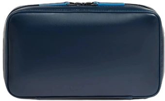 Чехол для кабелей и зарядки Piquadro Blue Square AC6895B2/BLU2 синий натур.кожа - купить недорого с доставкой в интернет-магазине