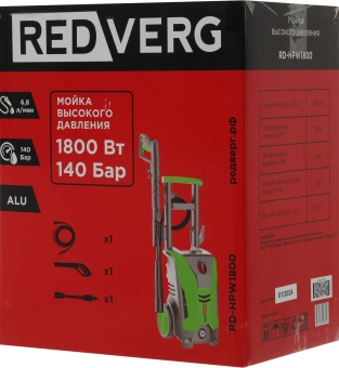 Минимойка RedVerg RD-HPW1800 1800Вт - купить недорого с доставкой в интернет-магазине