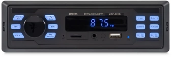 Автомагнитола Digma MCP-225B 1DIN 2x45Вт v5.0 AUX 2 - купить недорого с доставкой в интернет-магазине