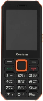 Мобильный телефон Xenium X300 черный/оранжевый моноблок 2Sim 2.8" 240x320 Nucleus 0.3Mpix GSM900/1800 MP3 FM microSD max32Gb - купить недорого с доставкой в интернет-магазине
