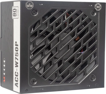 Блок питания Accord ATX 750W ACC-W750P 80 PLUS WHITE (20+4pin) 120mm fan 6xSATA RTL - купить недорого с доставкой в интернет-магазине