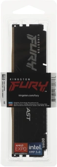Память DDR5 8GB 5600MHz Kingston KF556C36BBE-8 Fury Beast Black RTL Gaming PC5-44800 CL36 DIMM 288-pin 1.25В single rank с радиатором Ret - купить недорого с доставкой в интернет-магазине