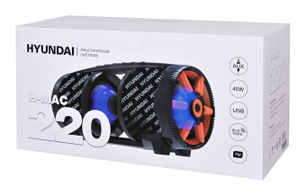 Минисистема Hyundai H-MAC220 черный 45Вт FM USB BT SD/MMC - купить недорого с доставкой в интернет-магазине