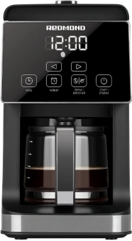 Кофеварка капельная Редмонд CM703 1000Вт черный - купить недорого с доставкой в интернет-магазине