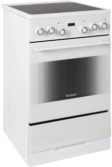 Плита Электрическая Gefest ЭП Н Д 5560-03 0040 белый/черный стеклокерамика (без крышки) - купить недорого с доставкой в интернет-магазине